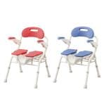 ウェルファン 折りたたみシャワーベンチ HPフィット 入浴関連商品 シャワーチェアー 背付き・肘掛付き