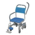 ウェルファン シャワーキャリー シャワーラク 4輪自在V 穴なしシート 高齢者 介護用品 福祉用具 病院 デイサービス 施設 入浴用車いす 訪問入浴 入浴介助