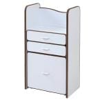 ソフトエッジで安全なキッズ ランドセルラック 収納 スリム 子供 ラック ランドセル 木製 キャスター付き 引き出し