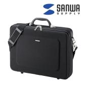 セミハードPCケース 15.6型ワイド シングル ブラック ポリエステル張り