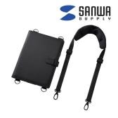 ショルダーベルト付き10.1型タブレットPCケース ブラック