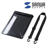 タブレット防水防塵ケース スタンド・ショルダーベルト付き 10.1型 ブラック