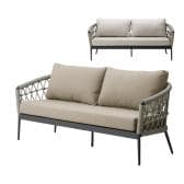 アダル ADAL ミューズ ソファ 2人掛け ダイニング ガーデン ラウンジソファ アウトドア 屋外 幅1830×奥行770×高さ850mm