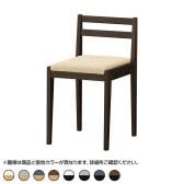 アダル ADAL キノット ダイニングチェア ミーティングチェア 木製 オーク材 マニエラ 織物調 PVCレザー 幅380×奥行440×高さ700mm カフェ レストラン ホテル