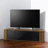 ラシーヌCR テレビボード コーナー 収納 隠しキャスター付 テレビ台 幅1488×奥行390×高さ377mm