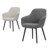 アスプルンド HUGGLE ARM CHAIR ミーティングチェア ラウンジチェア オフィスチェア デスクチェア ダイニングチェア 在宅 幅630×奥行630×高さ840mm WorkPlus