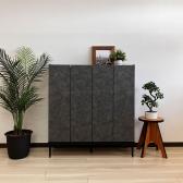 下駄箱 日本製 シューズボックス 玄関 靴箱 国産 モダン セラミック調 大理石調 グレー ベージュ 完成品 幅996×奥行350×高さ1072mm