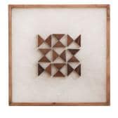 アートボード A 天然木 木製 古材 パイン古材 立体 3D 正方形 モダン 北欧 絵 アートパネル フレーム 立て掛け 壁掛け 壁面 壁画 幅620×奥行40×高さ620mm