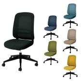 プラス mari オフィスチェア メッシュチェア デスクチェア パソコンチェア 事務椅子 ミーティングチェア 日本製 肘なし 3Dニットメッシュ キャスター脚 ランバーサポート 昇降