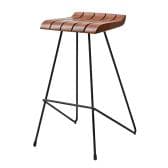 HAOK HIGH CHAIR ハオクハイチェア カフェチェア 木製 ダイニングチェア 屋外対応 天然木 ベランダ カフェ アウトドア 幅450×奥行480×高さ750mm