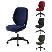 LUXチェア オフィスチェア クロスハイバック モールドウレタン仕様 座り心地重視 幅525×奥行628×座面高448～538mm