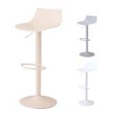 upside DO Soa カウンターチェア ハイチェア 昇降タイプ 座面回転 背もたれ付 PP樹脂 幅400×奥行420×高さ740~950mm 座面高さ560~770mm カフェ 休憩スペース