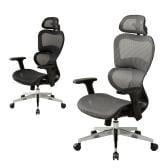 メッシュオフィスチェア 多機能 シンクロロッキング機能搭載 各種調節機能 オールメッシュ エルゴノミクス 幅670×奥行660×座面高さ425～480mm