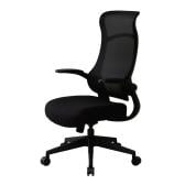 【11月25日入荷予定】メッシュオフィスチェア アームアップ機能搭載 背:メッシュ 通気性 耐圧分散クッション 幅660×奥行660×座面高さ420~495mm