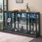 コレクションケース ガラス 収納 飾り棚 コレクションボード ショーケース ディスプレイラック 幅1389×奥行310×高さ830mm