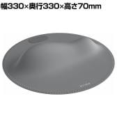 Kirala 骨盤底筋フィットネスマット ペルフィット ライトグレー 幅330×奥行330×高さ70mm