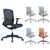 LIVING HOUSE×オフィスコム SITZONE レインボーチェア メッシュチェア CH-589 幅600×奥行680×高さ950~1040mm