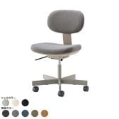 ノーリツイス(NORITSUISU) DIPchair ディップチェア オフィスチェア デスクチェア 事務椅子 ファブリック 在宅 背ロッキング機能 肘なし 布張り 日本製 国産 DC-T12G 幅570×奥行500×高さ785～865mm