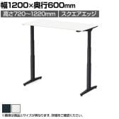オカムラ スイフトネックス Swift Nex 昇降デスク 平机 ショートストローク スクエアエッジ ホワイト天板 3421NE 幅1200×奥行600×高さ720～1220mm 電動昇降デスク スタンディングデスク パソコンデスク テレワーク 昇降テーブル