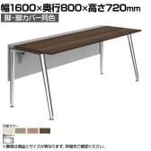 オカムラ プリシード PRECEDE フリーアドレスデスク フリースタンディング片面タイプ 3A21GF 3A24GF 脚・脚カバー同色 プライズウッド天板 ポリッシュ脚 幅1600×奥行800×高さ720mm