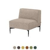 オリバー 組み合わせソファ S・SF-F704・AL ロビーチェア 1人掛け ファブリック(CF-24) エントランス ABWソファ 幅700×奥行770×高さ690mm