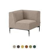 オリバー 組み合わせソファ コーナー S・SF-F704・CCK ロビーチェア 1人掛け ファブリック(CF-24) エントランス ABWソファ 幅760×奥行760×高さ690mm