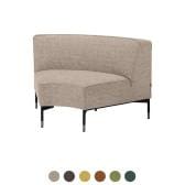 オリバー 組み合わせソファ 内R S・SF-F704・NR ロビーチェア 1人掛け ファブリック(CF-24) エントランス ABWソファ 幅1125×奥行765×高さ690mm