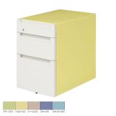 ST-046SC-3 | ステージオ サイドキャビネット 3段 4色 幅394×奥行615×高さ620mm プラス(PLUS)