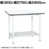 【抗菌加工】サカエ 軽量立作業台KADタイプ KAD-127TMW 幅1200×奥行750×高さ900mm【SIAA】