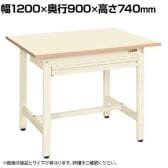 サカエ 軽量作業台KSタイプ 全面引出し付き 幅1200×奥行900×高さ740mm KS-129PZI