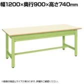 サカエ 軽量作業台KKタイプ 全面引出し付き 幅1200×奥行900×高さ740mm KK-40NZIG