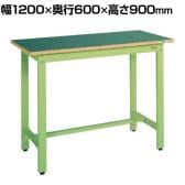 サカエ 中量立作業台KTDタイプ 幅1200×奥行600×高さ900mm KTD-483FEN