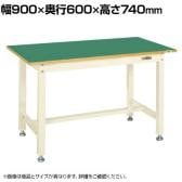 サカエ 中量作業台KTタイプ 幅900×奥行600×高さ740mm KT-383FENI
