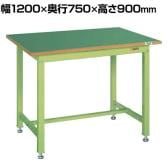 サカエ 中量立作業台KTGタイプ 幅1200×奥行750×高さ900mm KTG-493FEN