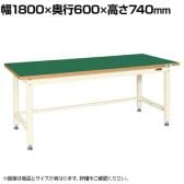 サカエ 中量作業台KVタイプ 幅1800×奥行600×高さ740mm KV-683FENI