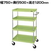 サカエ CSパールワゴン 中量タイプ 幅750×奥行500×高さ1200mm CSP-75124