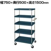 サカエ CSパールワゴン 中量タイプ 幅750×奥行500×高さ1500mm CSP-75155SED