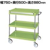 サカエ CSパールワゴン 中量タイプ 引出し付き 幅750×奥行500×高さ880mm CSP-7582ANU