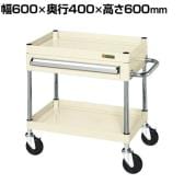 サカエ CSパールワゴン 中量タイプ 引出し付き 幅600×奥行400×高さ600mm CSP-6062AI