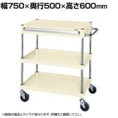 サカエ CSパールワゴン 中量タイプ 引出し付き 幅750×奥行500×高さ600mm CSP-7562ASEI
