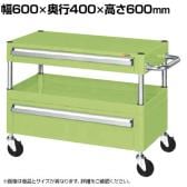 サカエ CSパールワゴン 中量タイプ 引出し付き 幅600×奥行400×高さ600mm CSP-6061AC