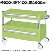 サカエ CSパールワゴン 中量タイプ 引出し付き 幅600×奥行400×高さ600mm CSP-6061ACNU