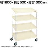 サカエ ボックスワゴン 幅1200×奥行500×高さ1300mm PJR-04I