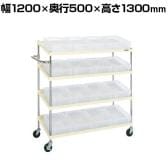 サカエ ボックスワゴン ボックス9BTM付き 幅1200×奥行500×高さ1300mm PJR-04DTI