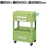 サカエ エースワゴン 天板皿型 幅600×奥行400×高さ880mm A-18A