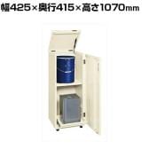 サカエ 一斗缶保管庫 一斗缶 ペール缶兼用タイプ 固定式 幅425×奥行415×高さ1070mm KU-ITKE