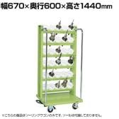 サカエ ツーリングワゴン UT-50タイプ 幅670×奥行600×高さ1440mm TLR-16AJKBR