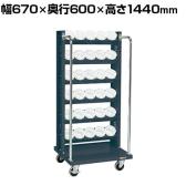サカエ ツーリングワゴン UT-50タイプ 幅670×奥行600×高さ1440mm TLR-16AD