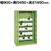 サカエ ツーリングキャビネット 前扉横収納式 幅900×奥行450×高さ1450mm TLK-30A