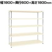 サカエ ニューCSパールラック 均等耐荷重75KG/段 5段タイプ 幅1800×奥行600×高さ1800mm CSPRA-3325I